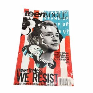 Teen Vogue Magazine with Bold Cover Design